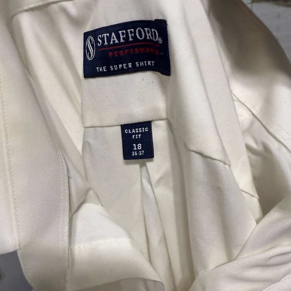 Like new tall men white dress shirt